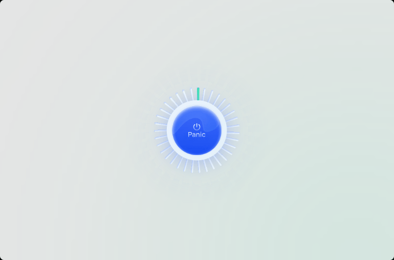 Emergency alert button in the iAurora app